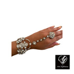 Load image into Gallery viewer, Swarovski Crystal Ring Bracelet - Romantic Silver-Wedding/Party Jewelry- Woman&#39;s Jewelry
